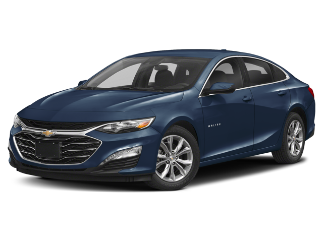 a 2025 chevrolet malibu 2lt trim level in lakeshore blue
