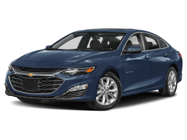 a 2025 chevrolet malibu 2lt trim level in lakeshore blue