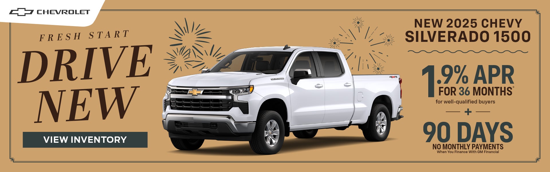 2025 Silverado 1500 Offer Banner