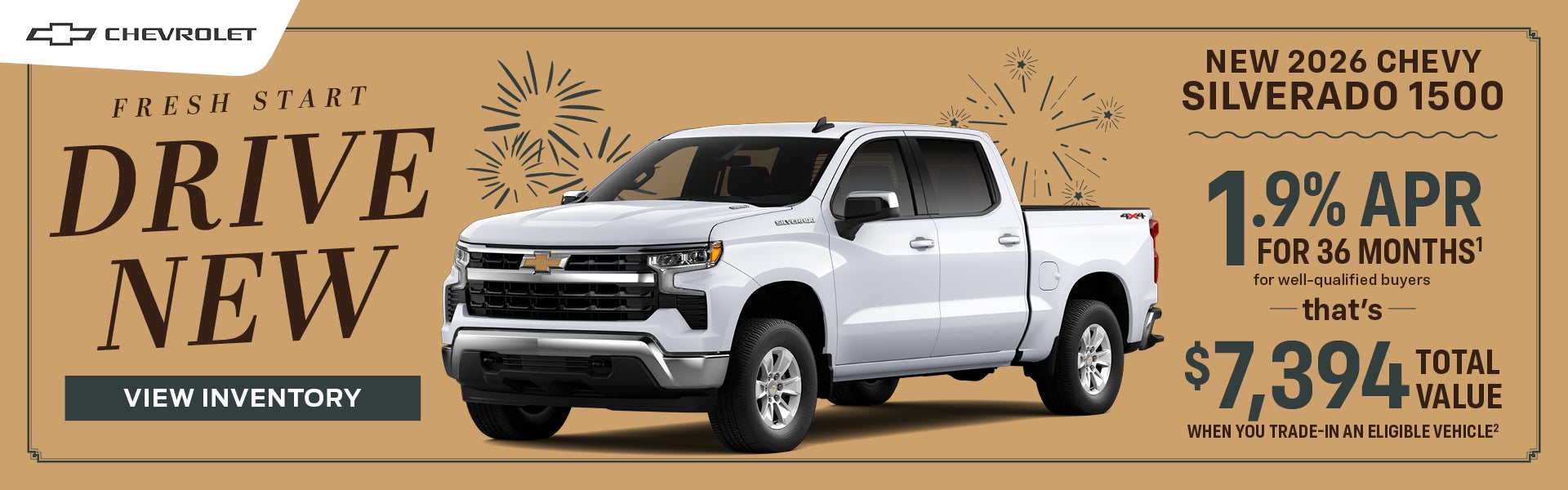 2026 Silverado 1500 Offer Banner