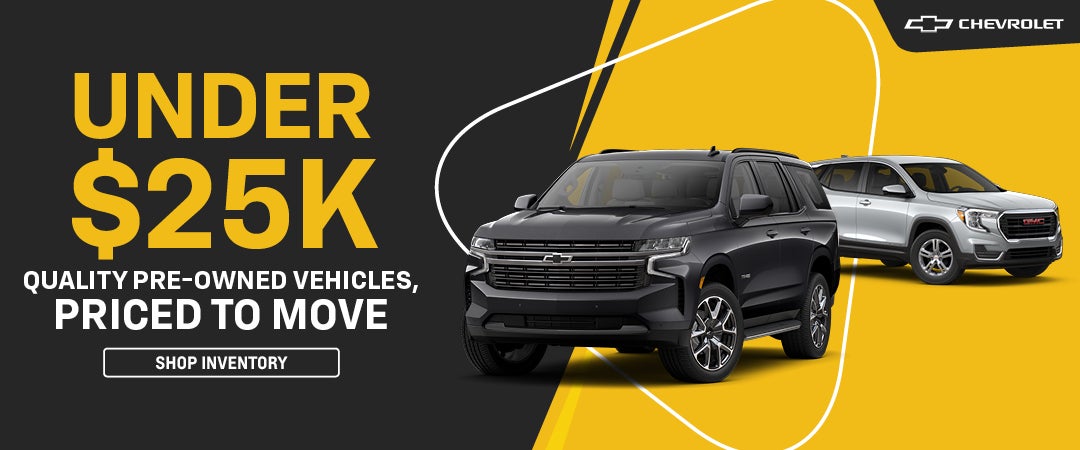 Vehicles Under $25k