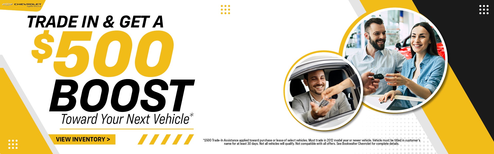 Trade In & Get a $500 Boost*