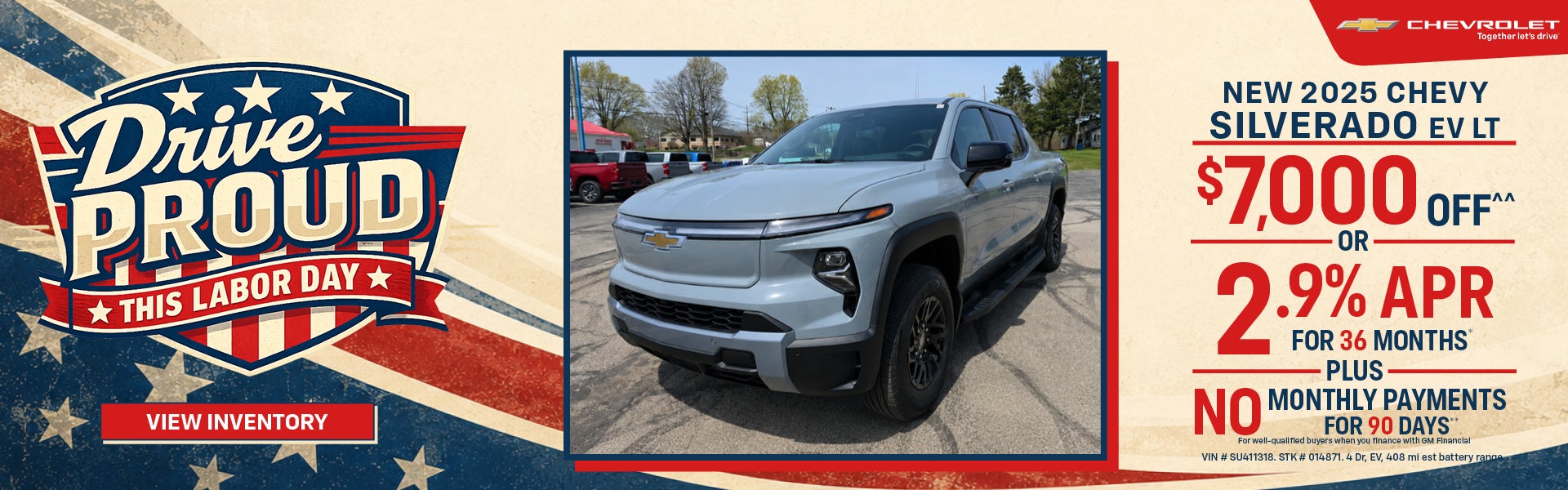 New 2025 Chevy Silverado EV LT