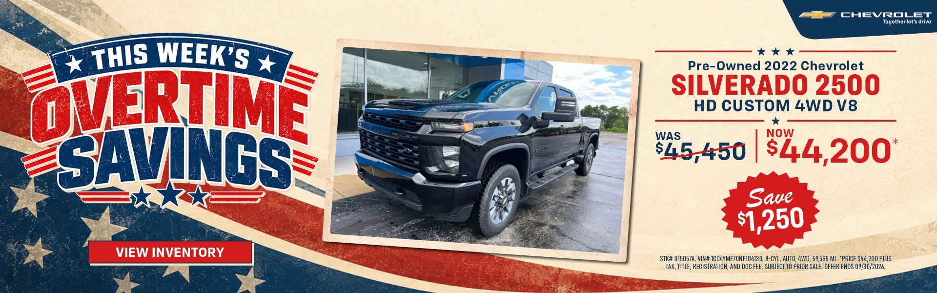 Pre-Owned 2022 Chevrolet Silverado 2500 HD Custom 4WD V8