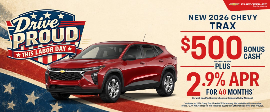 New 2026 Chevrolet Trax