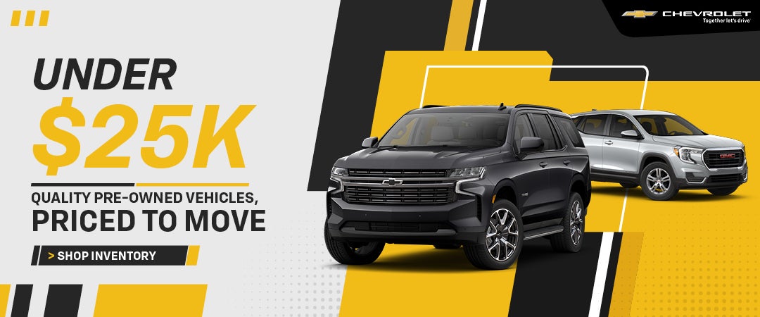Vehicles Under $25k