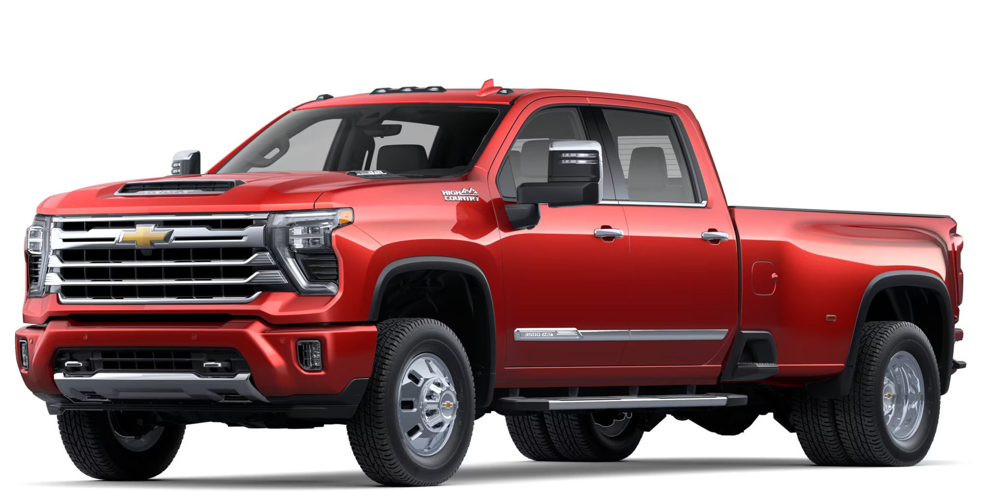 a red 2025 chevrolet silverado hd 3500